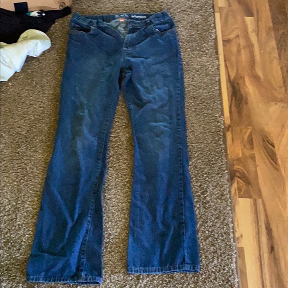 I am selling men’s jeans bootcut size 16 small zip